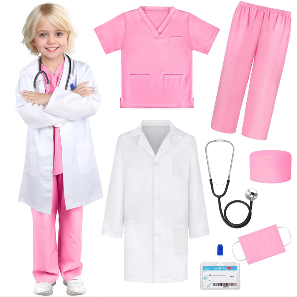 Lab Coat Medical - Uniformes médicaux blancs confortables unisexes pour