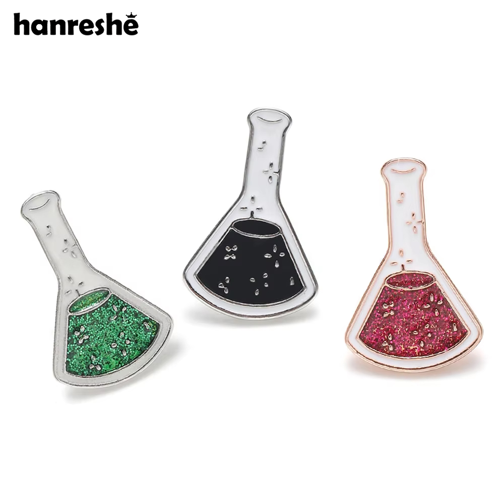 Medical Lab Gifts - Hanreshe Science émail bécher broche ensemble