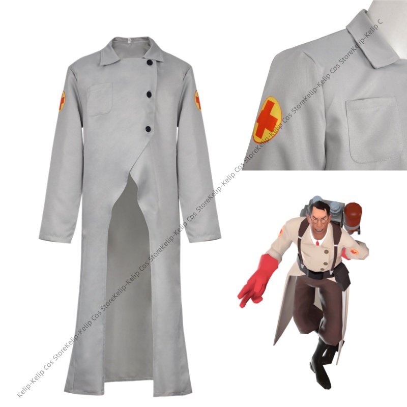 Costumes de cosplay TF2 Medic, - Medical Lab Games avis et prix