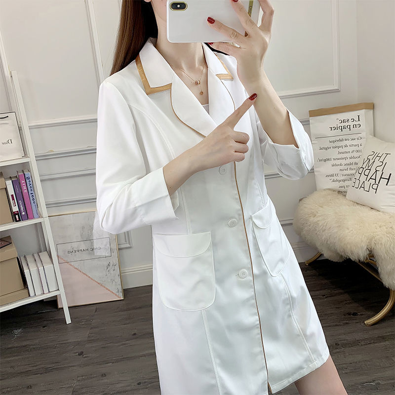 Blanc court beauté uniforme ro - Lab Coat Medical avis et prix
