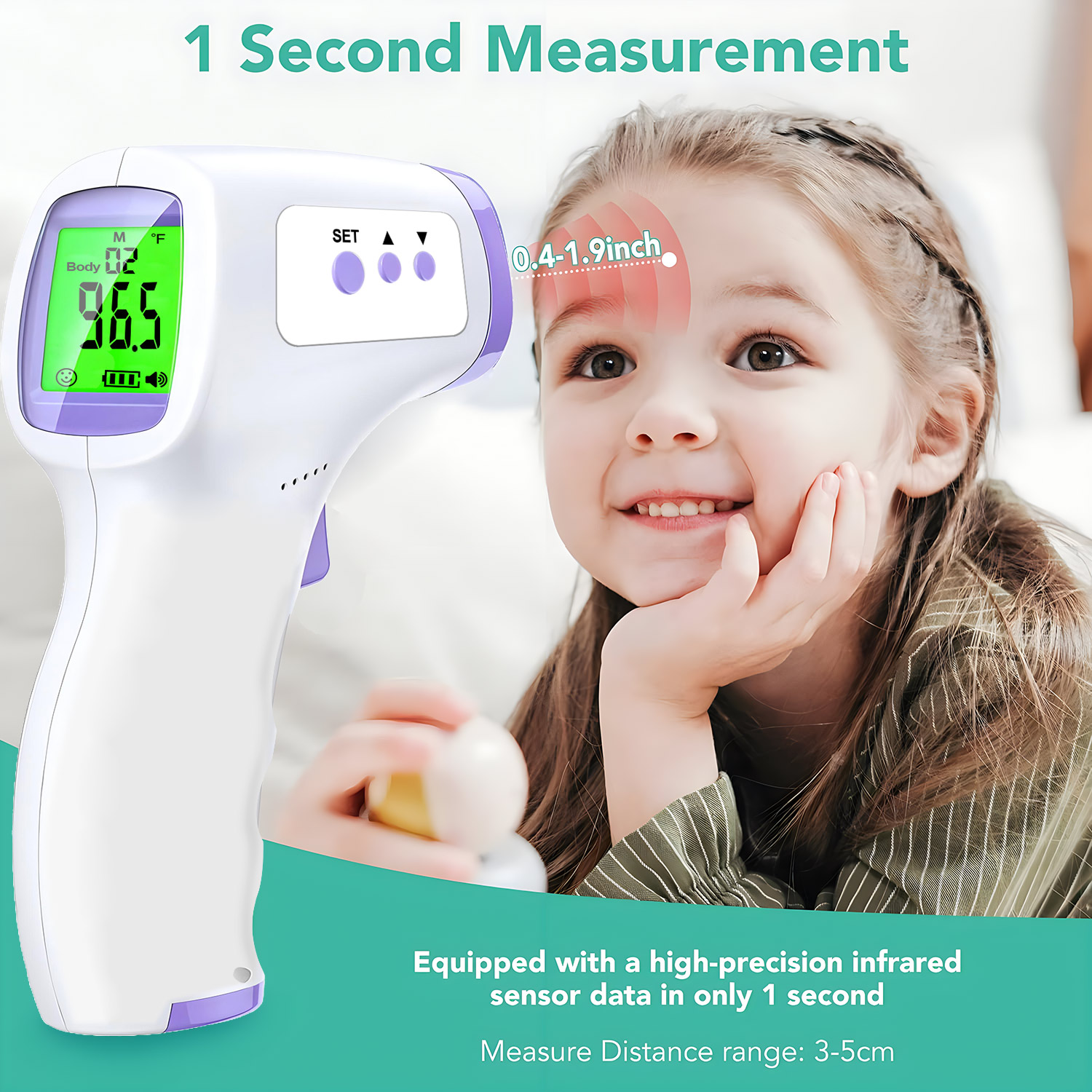 Thermomètre numérique infrarou - Digital Thermometer Infrared avis et prix