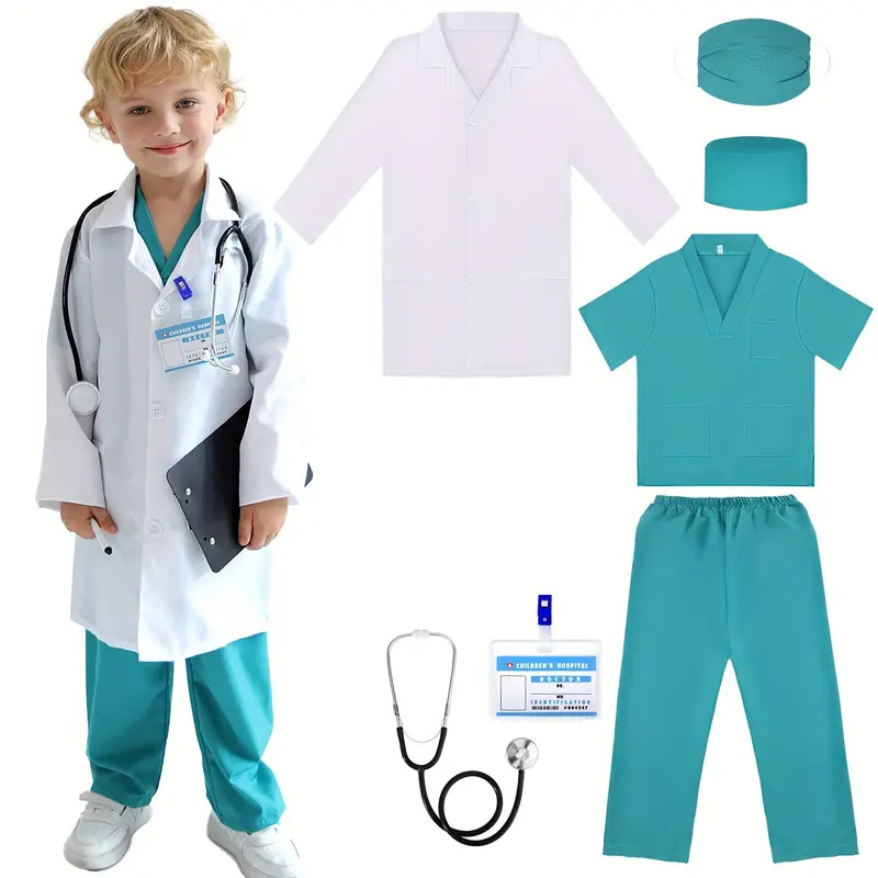 Tenue de Cosplay pour enfants, - Lab Coat Medical avis et prix