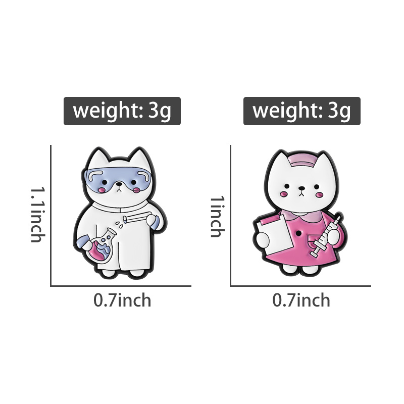 Broches en émail pour chats de - Medical Lab Gifts avis et prix