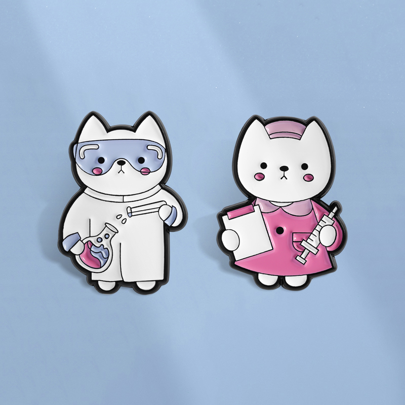 Broches en émail pour chats de - Medical Lab Gifts avis et prix