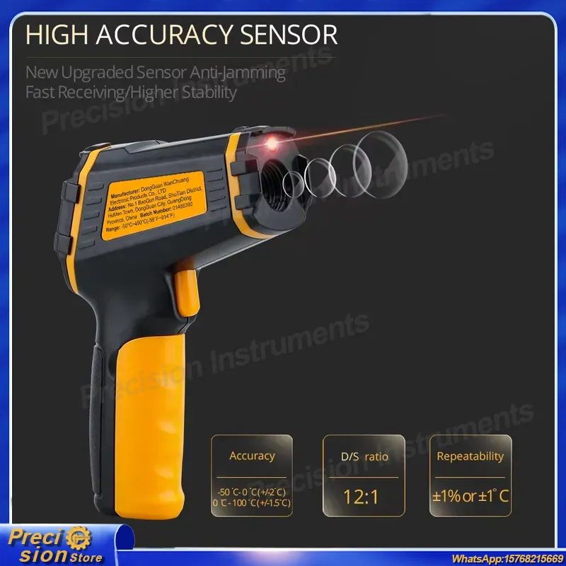 Thermomètre infrarouge numériq - Digital Thermometer Infrared avis et prix