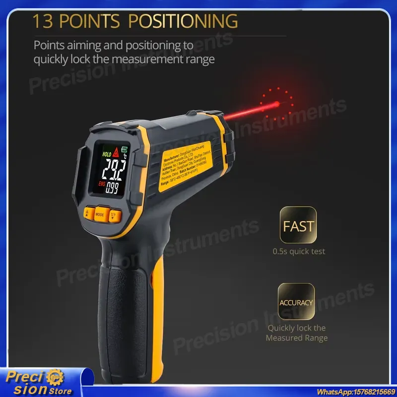 Thermomètre infrarouge numériq - Digital Thermometer Infrared avis et prix