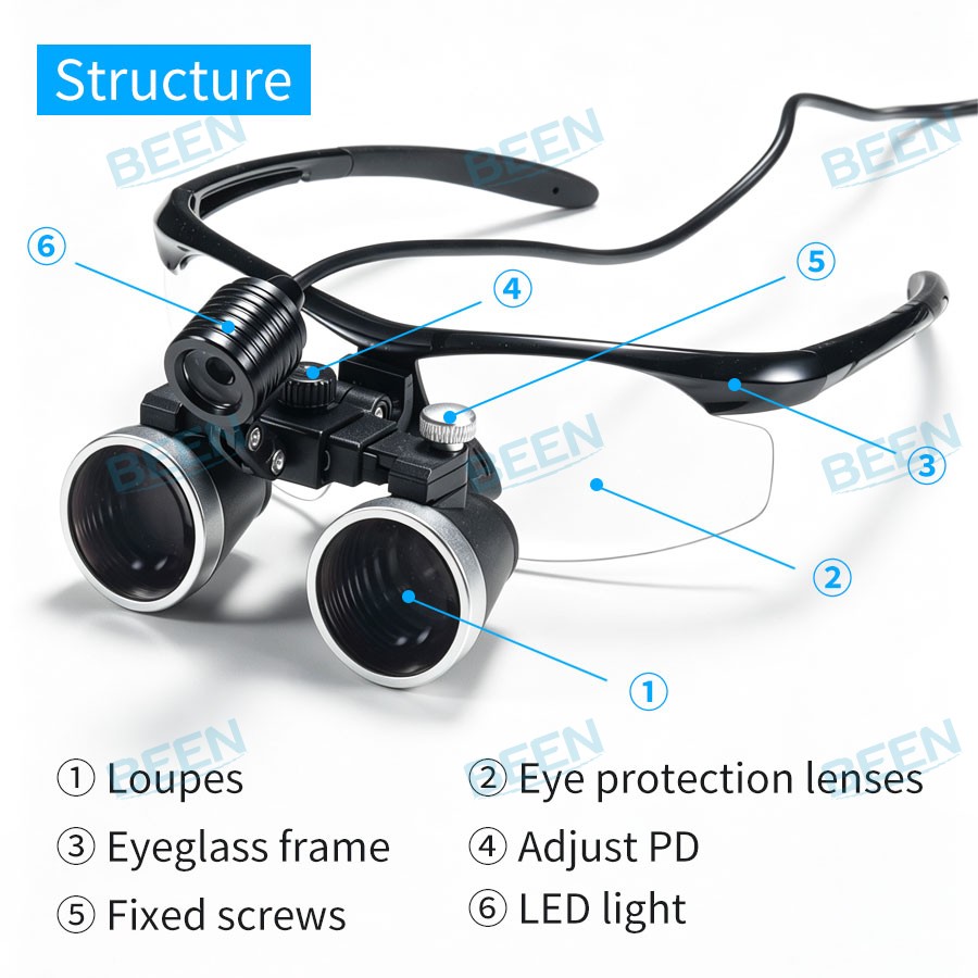 Loupes dentaires 2,5x420mm, Lo - Medical Lab avis et prix