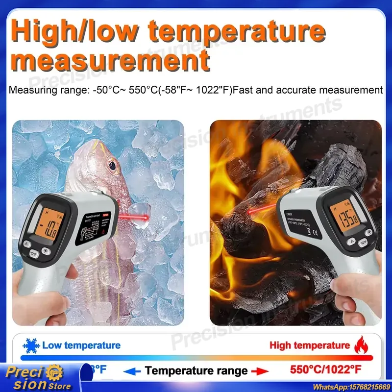 Thermomètre infrarouge sans co - Digital Thermometer Infrared avis et prix